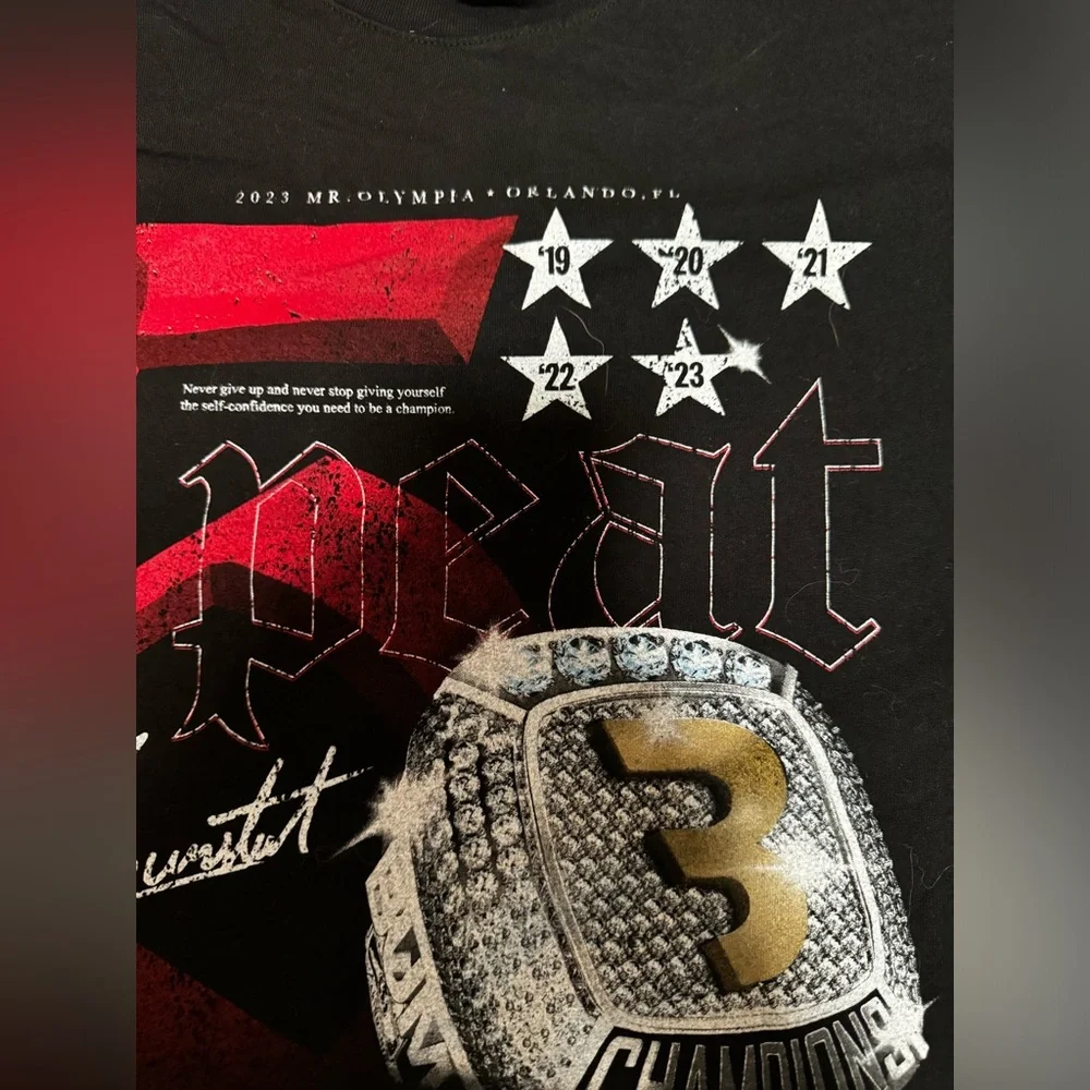 CBums limited 5 peat Olympia drop Tshirt Chris Bumstead - Picture 4 of 4